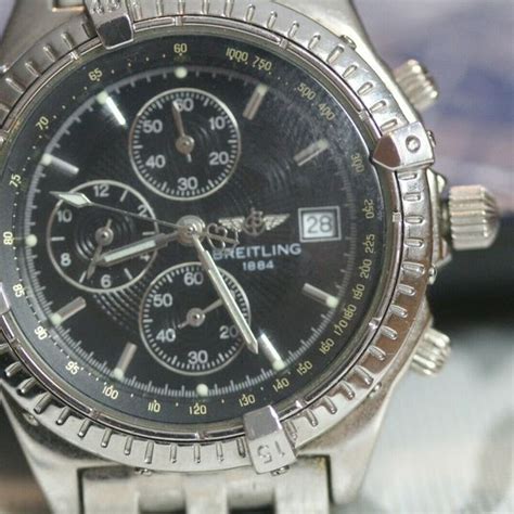 breitling 1884 watch e56121.1|breitling 1884 tachymeter chronograph watch.